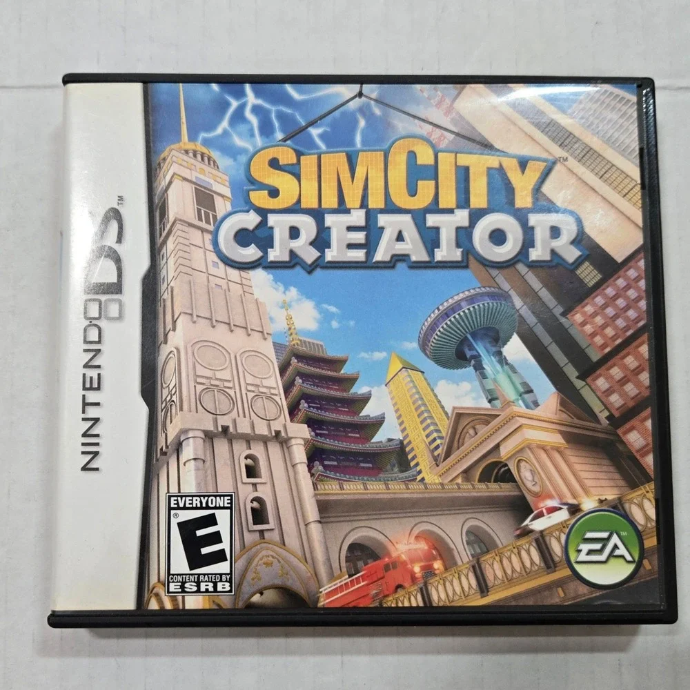 SimCity Creator Nintendo DS Game CIB Complete Case Manual Tested EA 2008